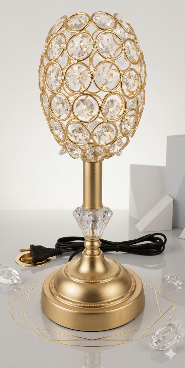 Diamond Luxe Table Lamp